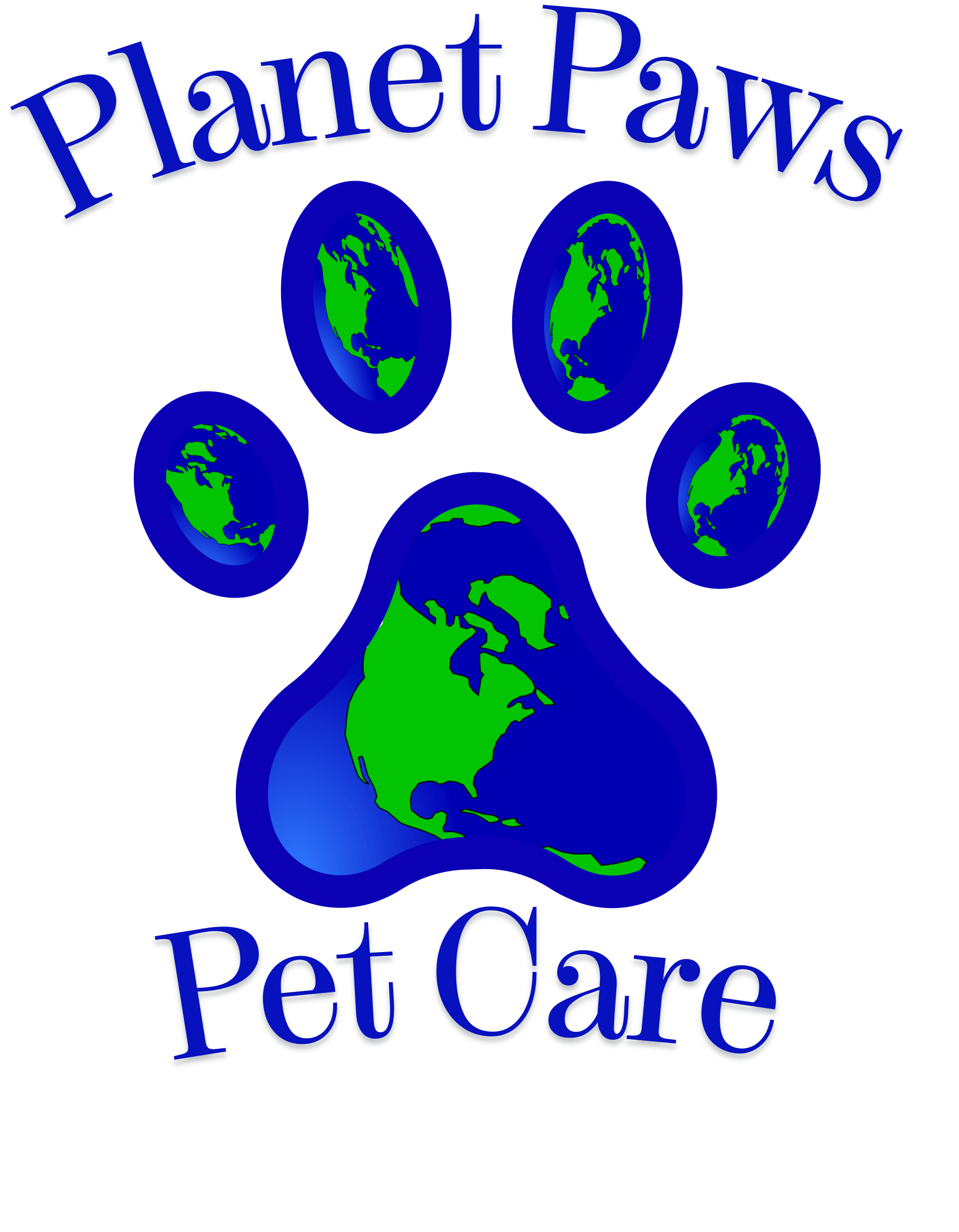 Planet Paws Pet Care Logo
